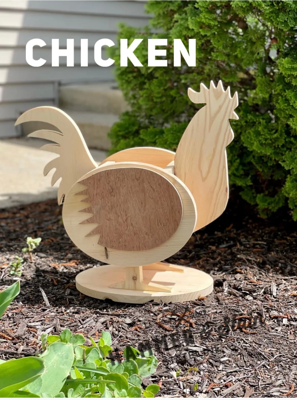 Barnyard Chicken Planter